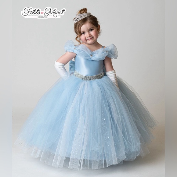 Petite Monet Dress light blue Size 10 - Picture 1 of 8